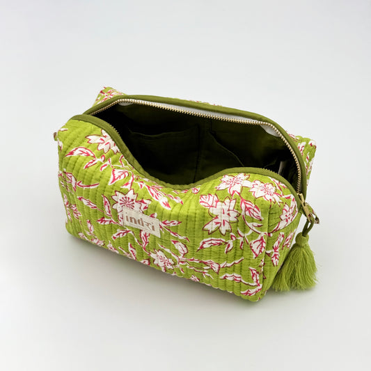 Watermelon Bloom Fabric Lining Wash Bag
