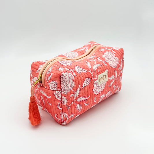 Citrus Bloom Fabric Lining Wash Bag