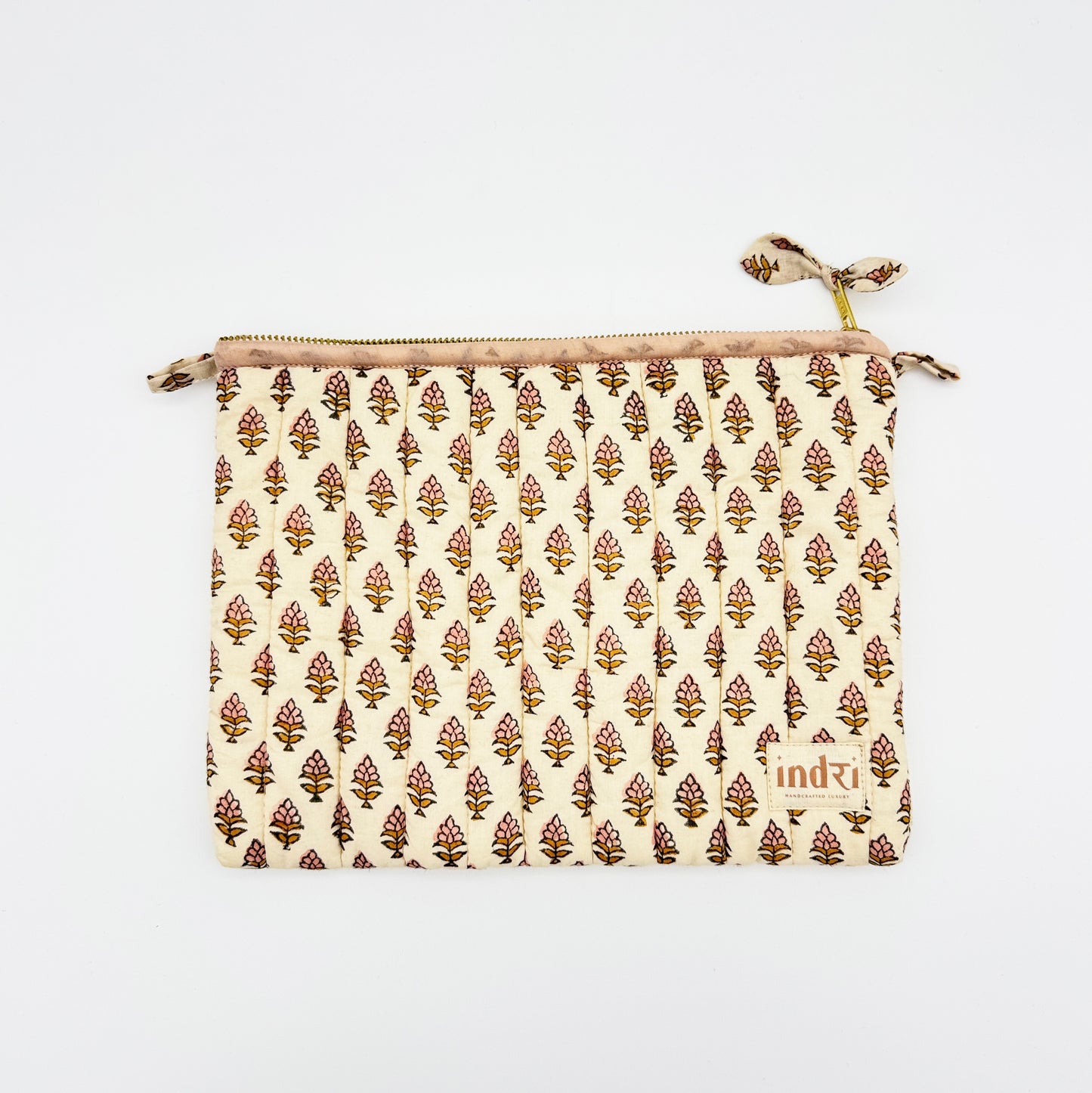 Peach Blush Flat Pouch