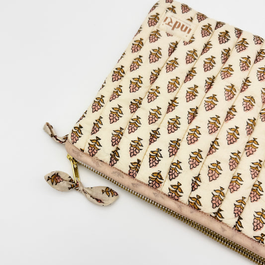 Peach Blush Flat Pouch