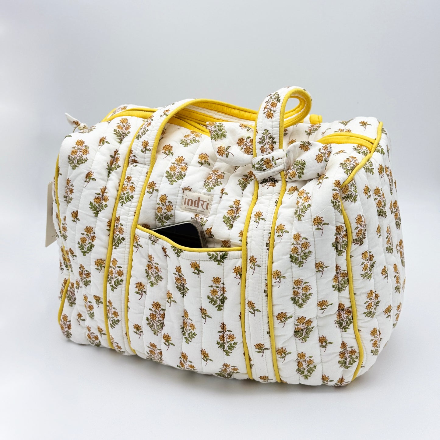 Yellow Overnight Duffle Bag
