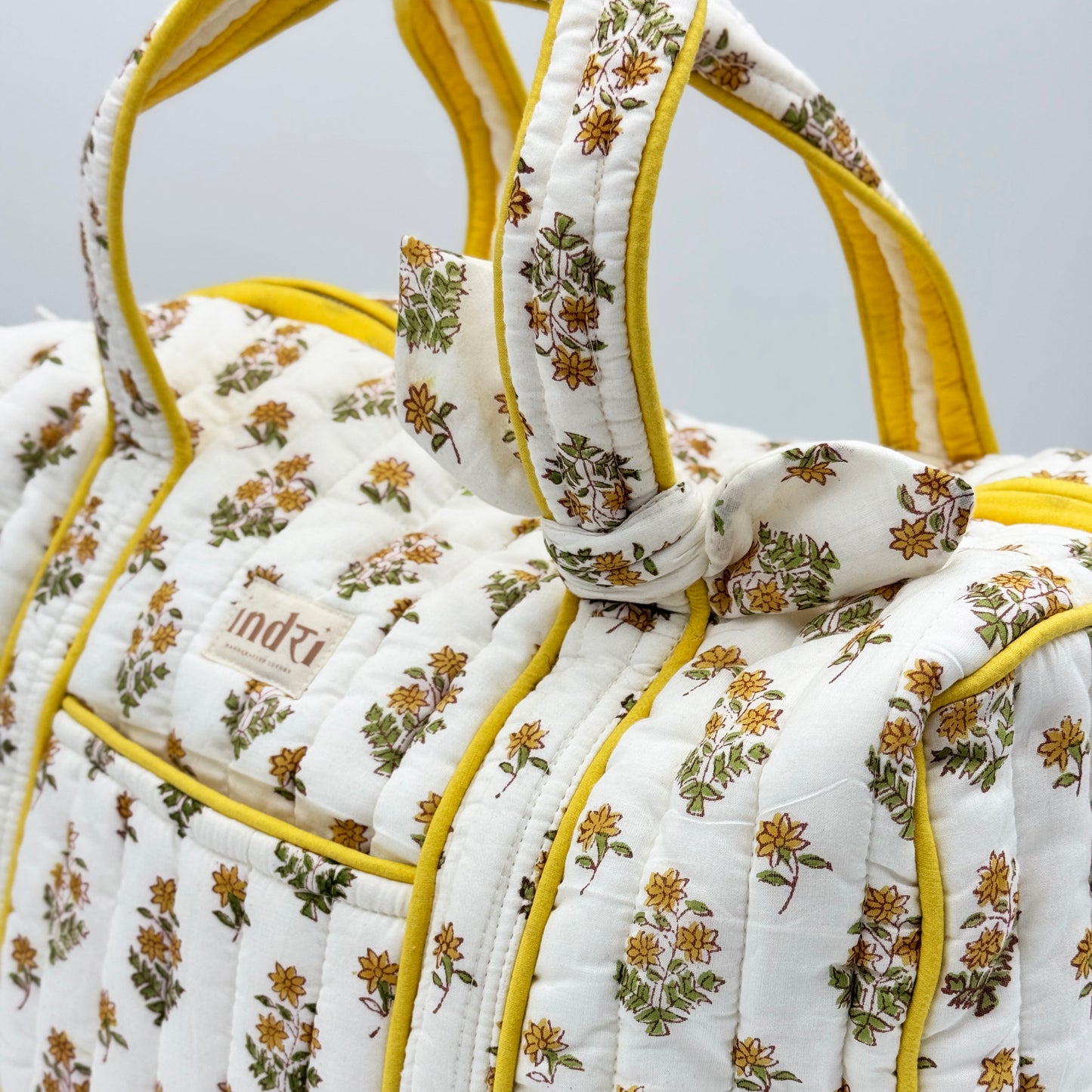 Yellow Overnight Duffle Bag
