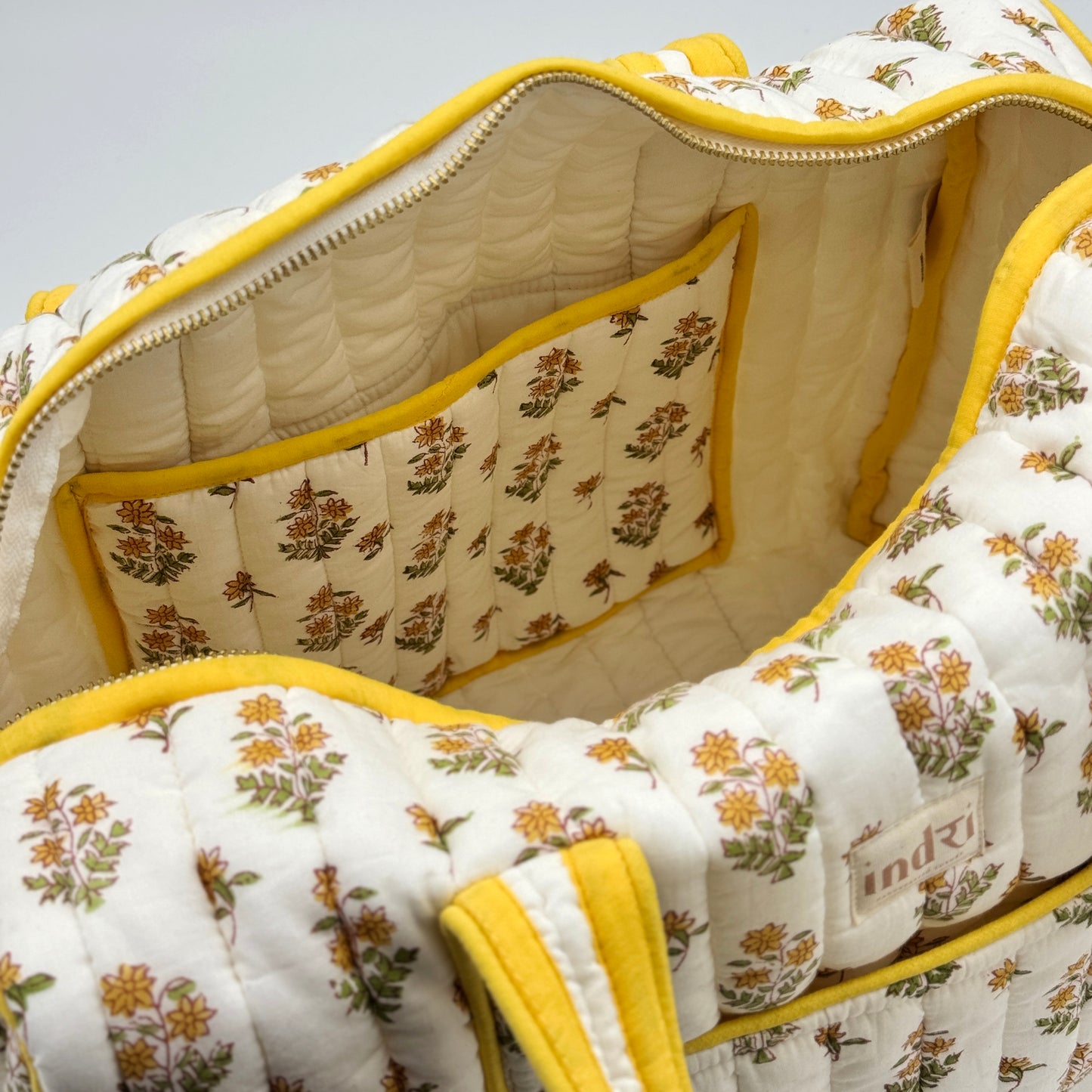 Yellow Overnight Duffle Bag