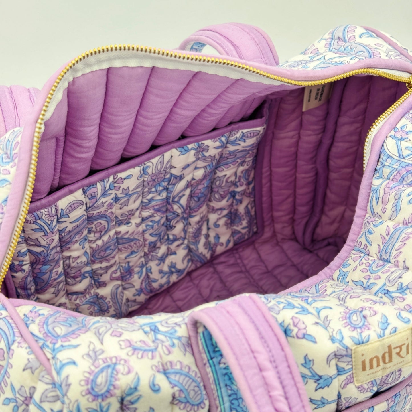 Purple Overnight Duffle Bag