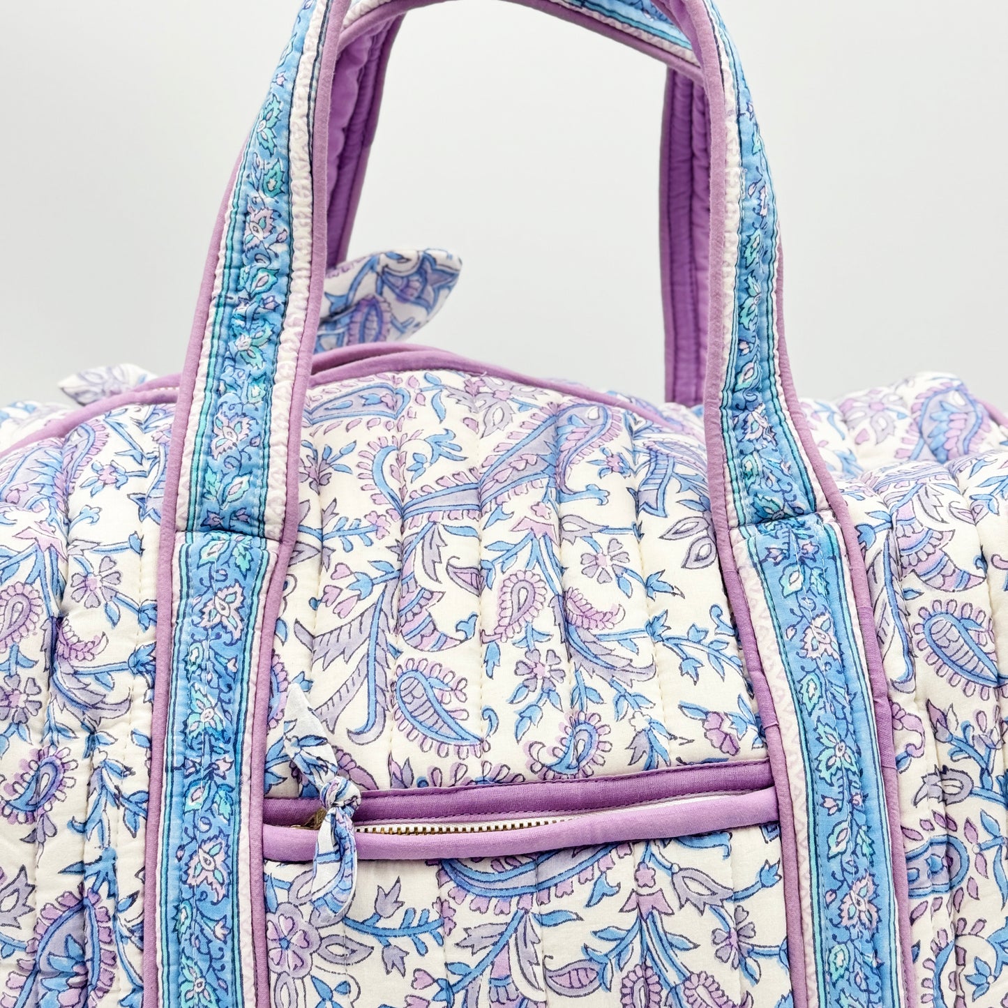 Purple Overnight Duffle Bag