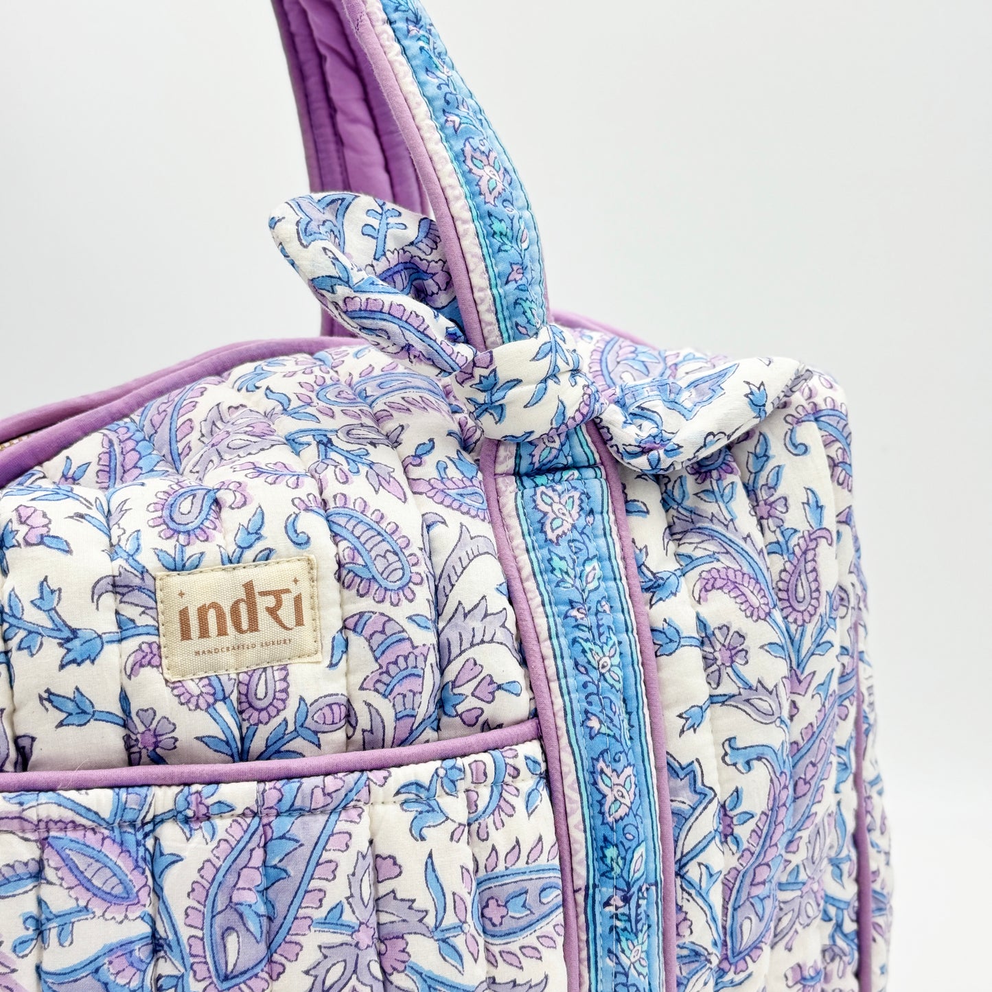 Purple Overnight Duffle Bag