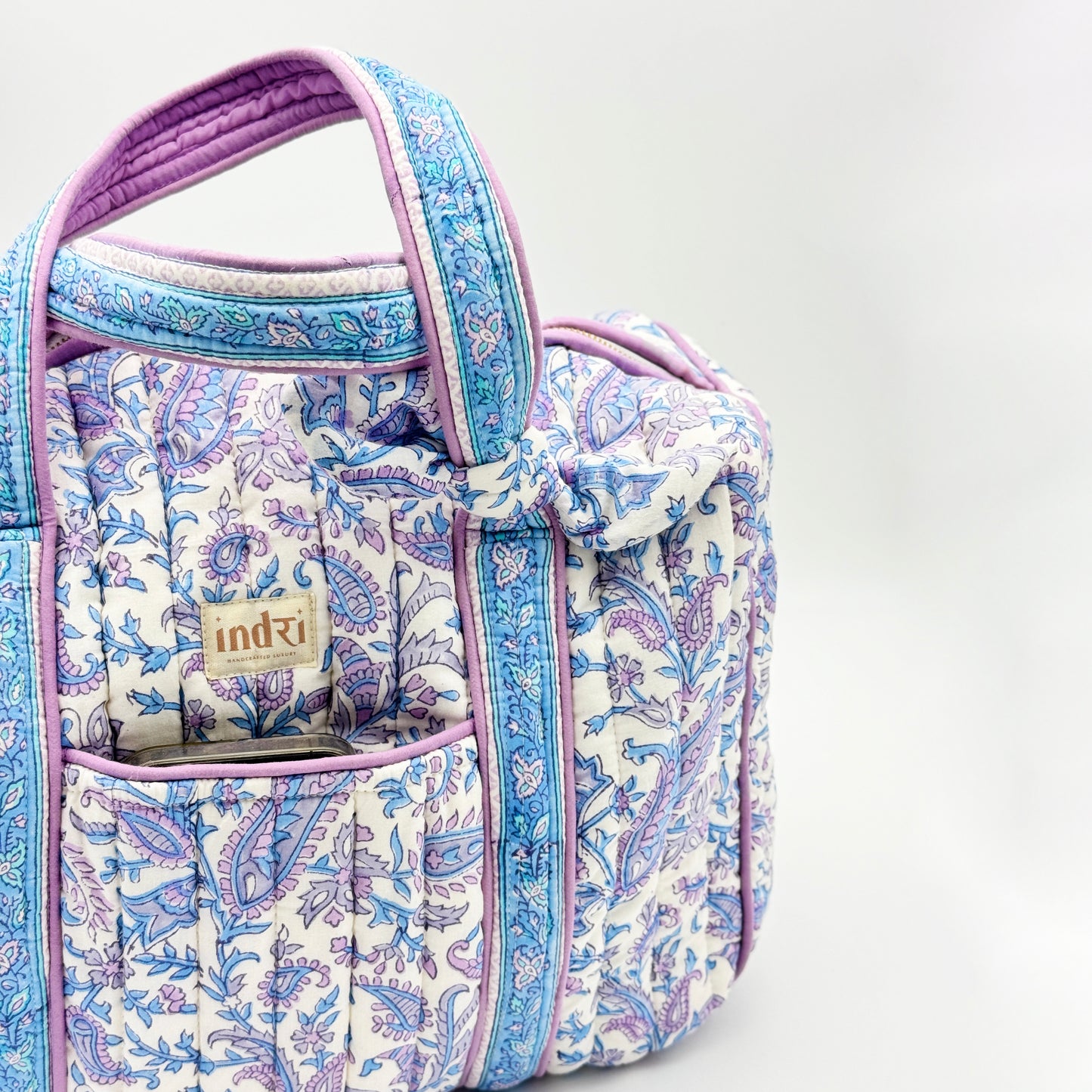 Purple Overnight Duffle Bag