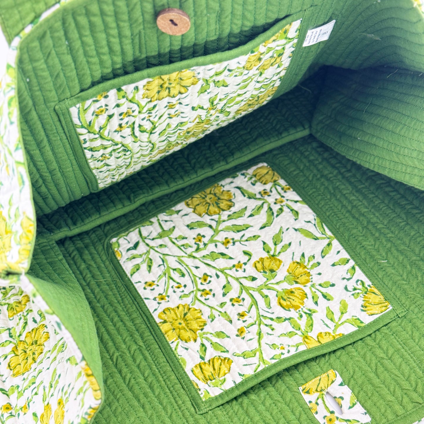 HaraBhara Quilted Tote Bag