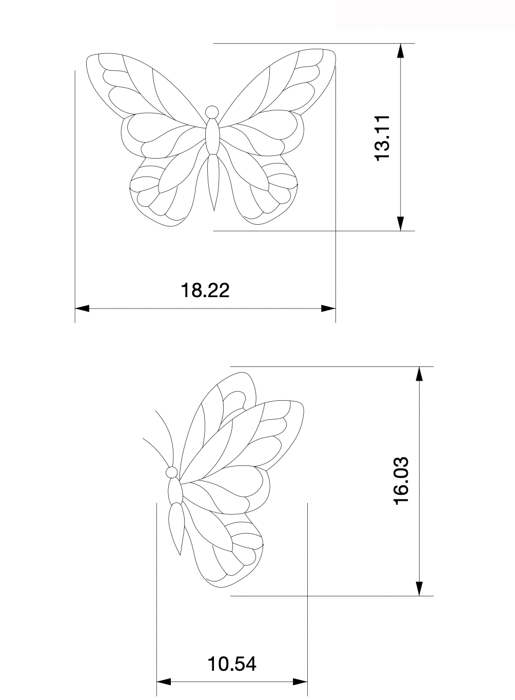 Flutter · Thikri Butterfly Wall Art