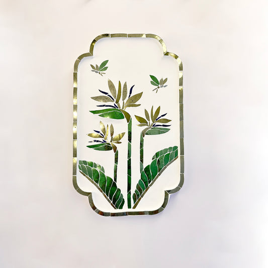 Bird Of Paradise - Thikri Mirror Mosaic