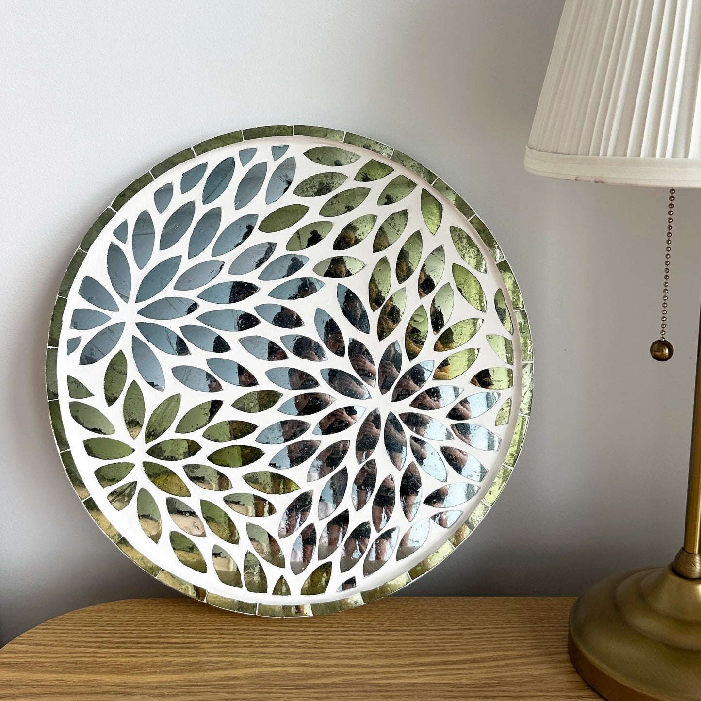 Petals Thikri Mirror Mosaic