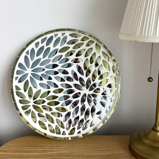 Petals Thikri Mirror Mosaic