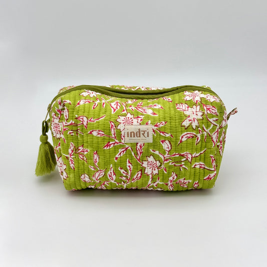 Watermelon Bloom Fabric Lining Wash Bag
