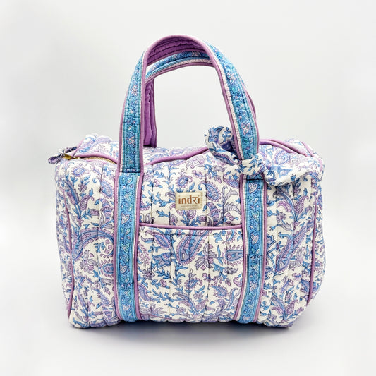 Purple Overnight Duffle Bag