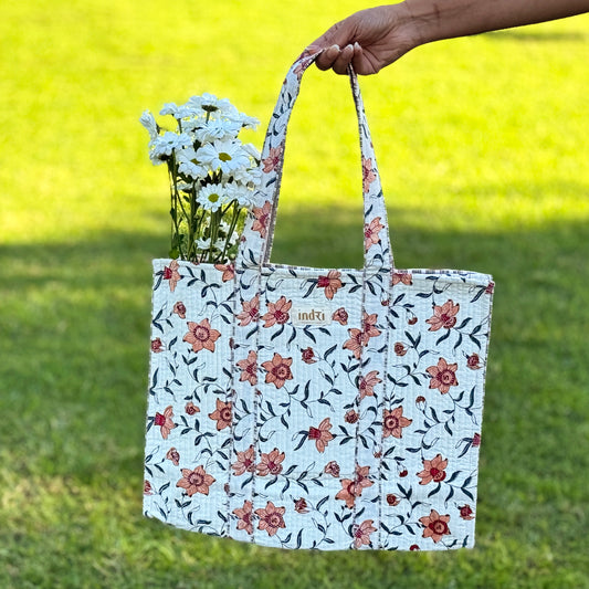 Lilly Quilted Tote Bag