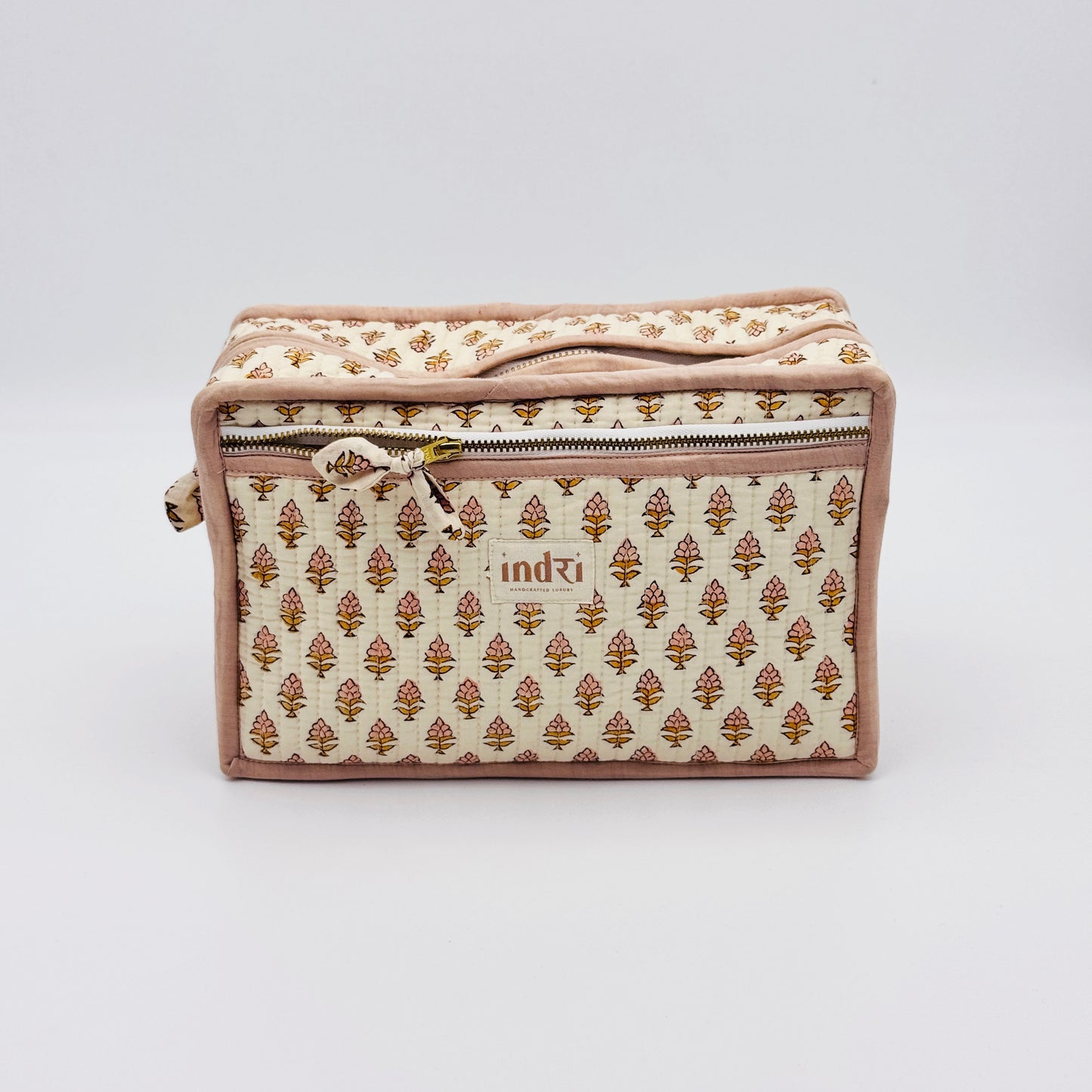 Peach Blush Makeup Bag