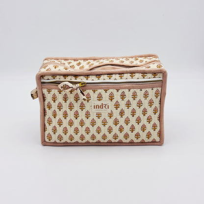 Peach Blush Makeup Bag