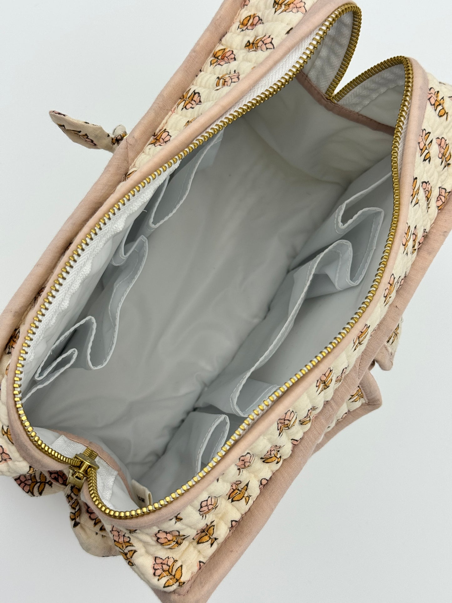 Peach Blush Makeup Bag